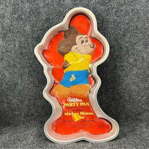 1978 Mickey Mouse Wilton Cake Pan Mold 515-1805 Walt Disney World Vintage
